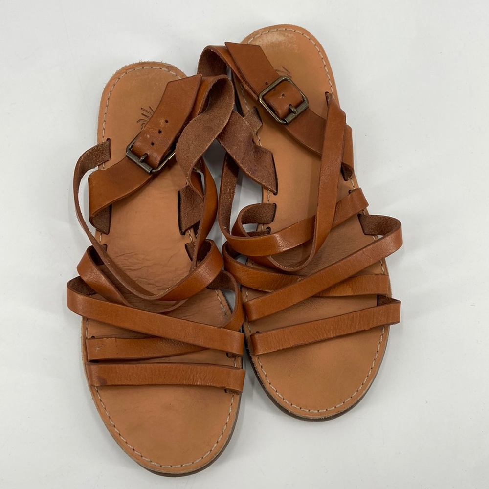 Madewell leather strappy sandals